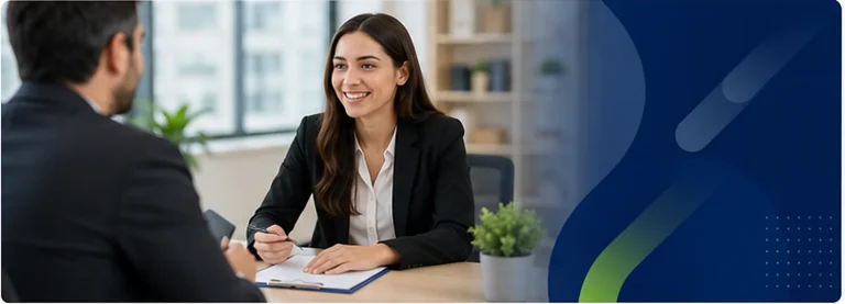 Entrevista de trabajo profesional